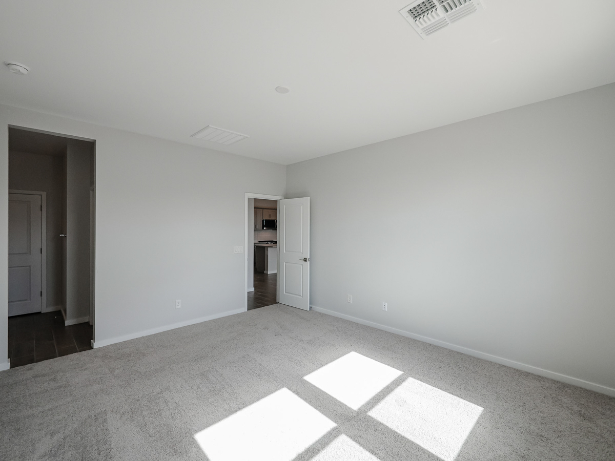 A room with white walls.