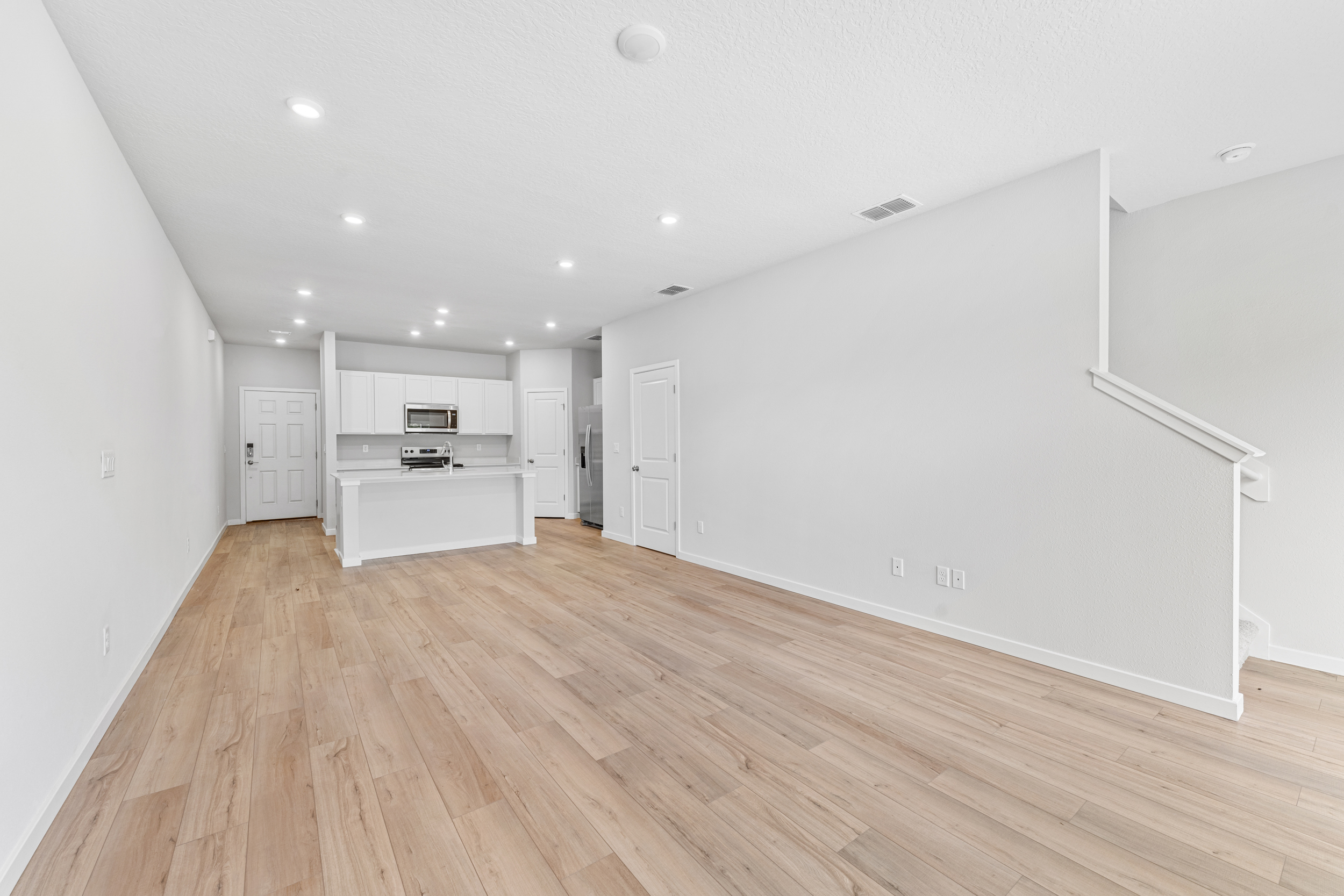 Lot 19 Townhome Unfurnished 1st Floor Great Room at The Villas at Bishop Oaks