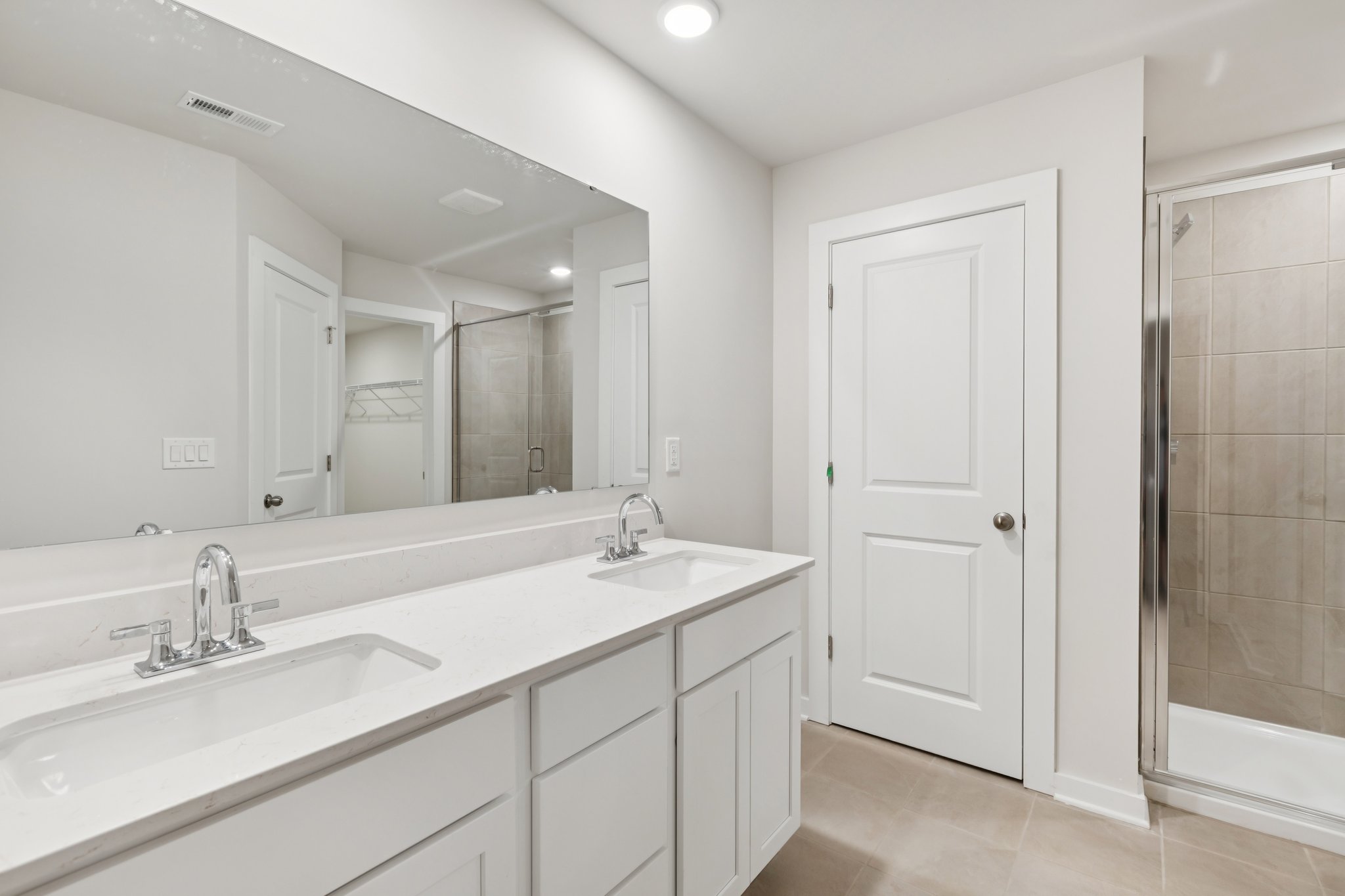 Chastain Primary Bath at Blue Sky Meadows in Monroe, NC