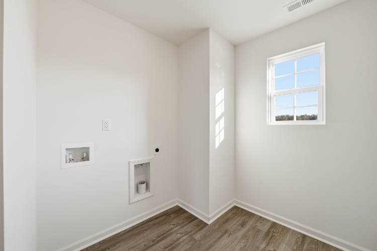 A room with white walls.